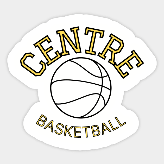 Centre basketball Sticker by Track XC Life